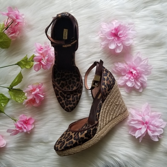 Louise et Cie Shoes - Louise Et Cie Leopard Palma Espadrille Wedges